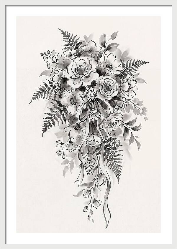 Cascading Bridal Bouquet