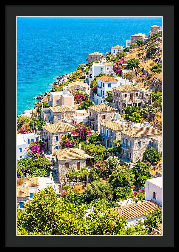Cascading Coastal Village Charm