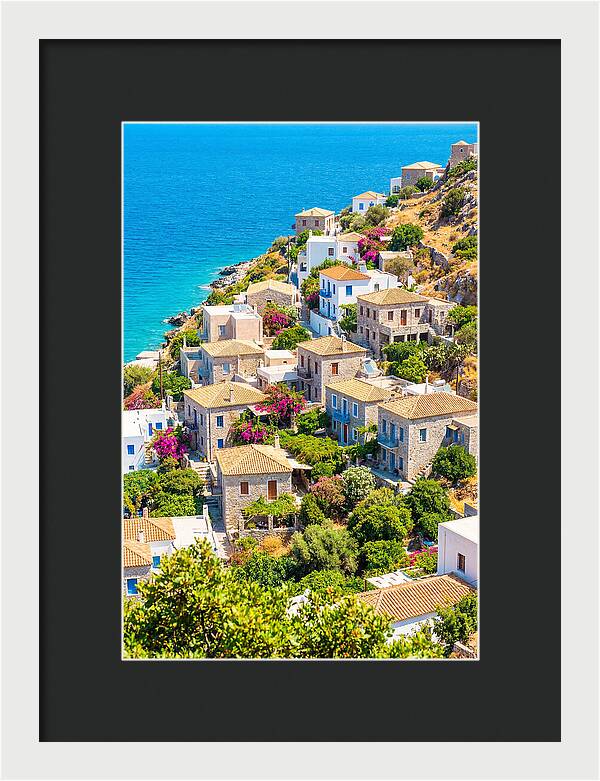 Cascading Coastal Village Charm