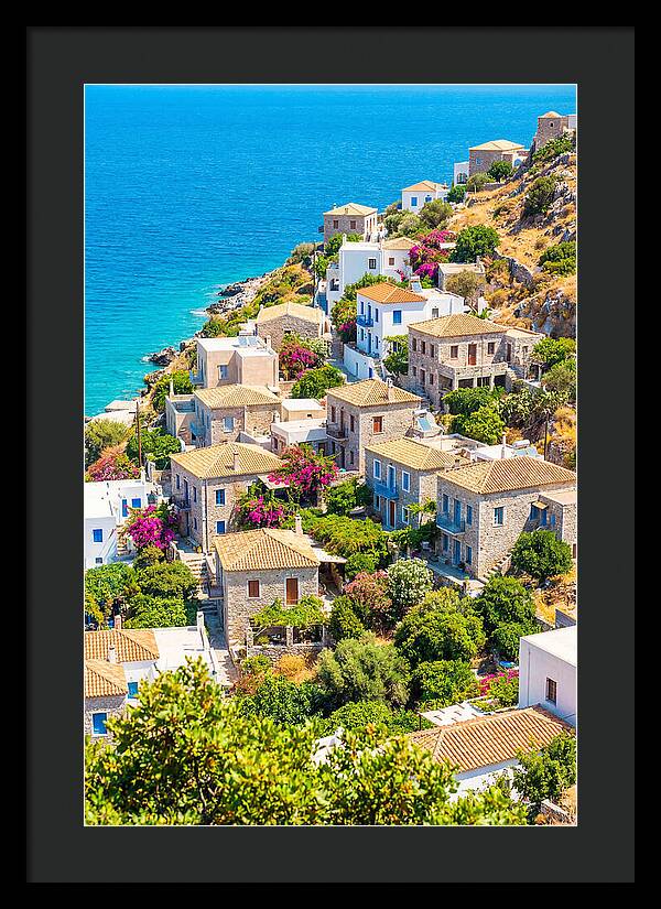 Cascading Coastal Village Charm