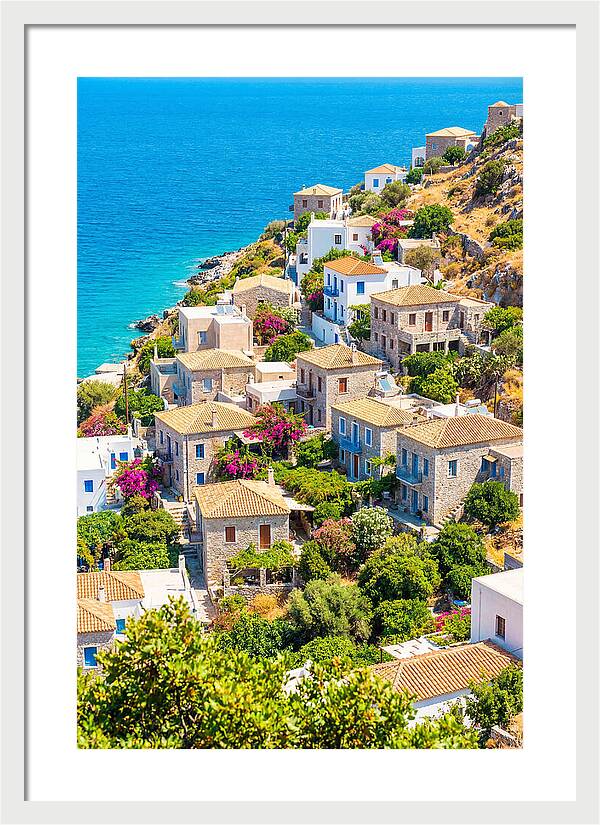 Cascading Coastal Village Charm