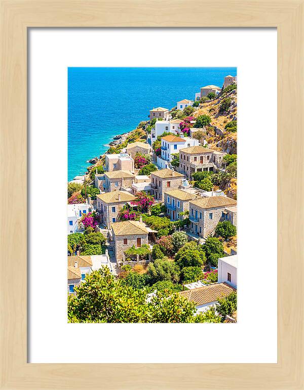 Cascading Coastal Village Charm