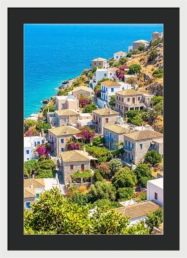 Cascading Coastal Village Charm