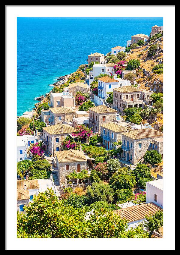 Cascading Coastal Village Charm