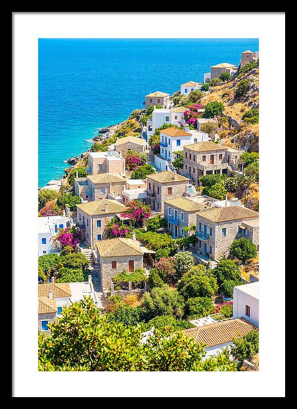 Cascading Coastal Village Charm