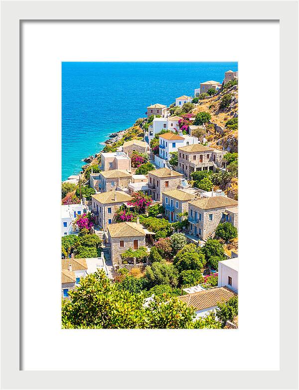 Cascading Coastal Village Charm