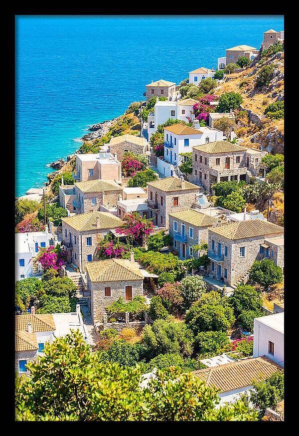 Cascading Coastal Village Charm