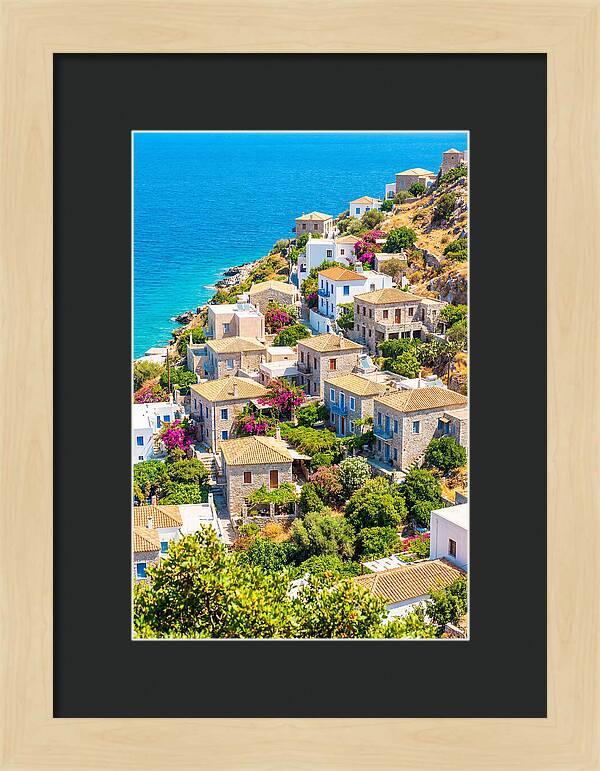 Cascading Coastal Village Charm