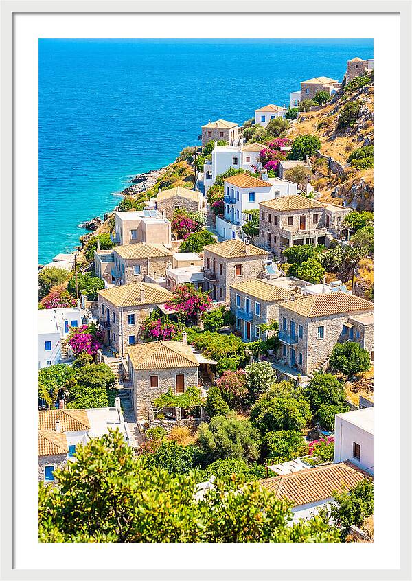 Cascading Coastal Village Charm