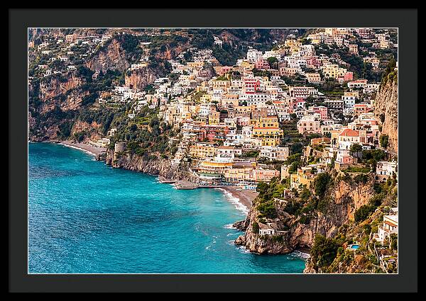 Cascading Colors Of Positano