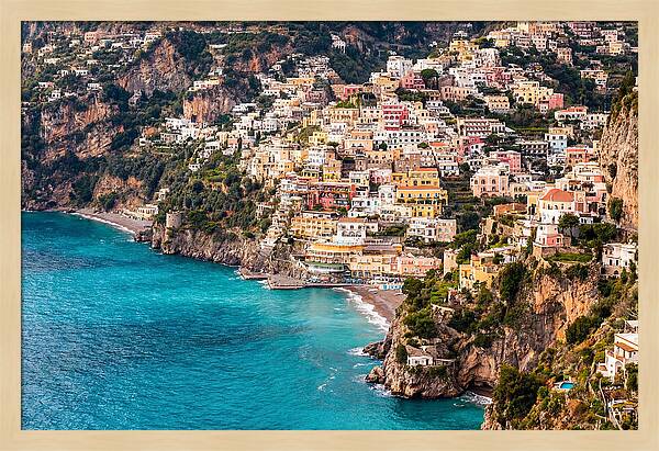 Cascading Colors Of Positano