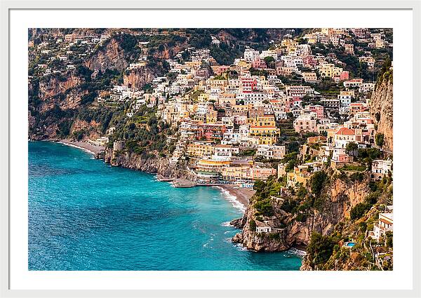 Cascading Colors Of Positano