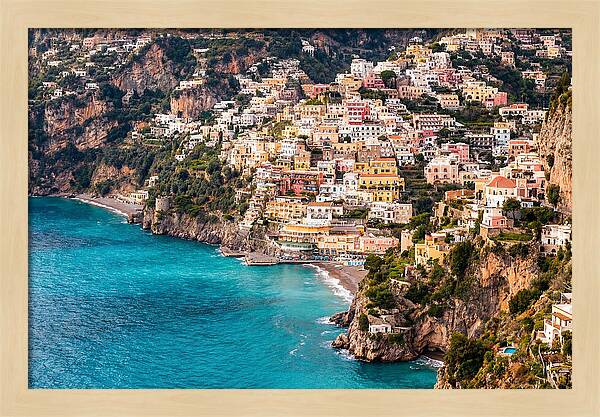 Cascading Colors Of Positano