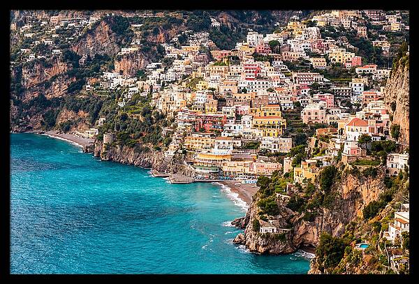Cascading Colors Of Positano