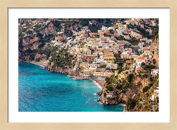 Cascading Colors Of Positano
