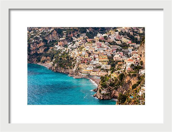 Cascading Colors Of Positano