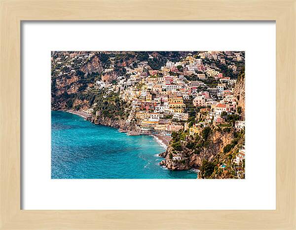 Cascading Colors Of Positano