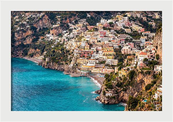 Cascading Colors Of Positano