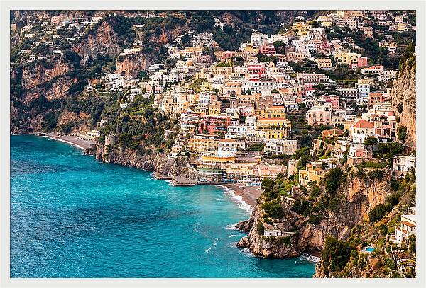 Cascading Colors Of Positano
