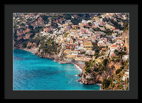 Cascading Colors Of Positano