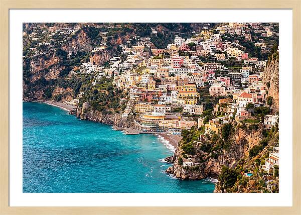 Cascading Colors Of Positano