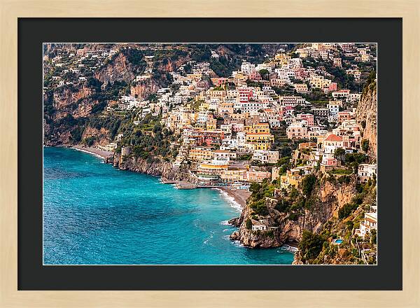 Cascading Colors Of Positano