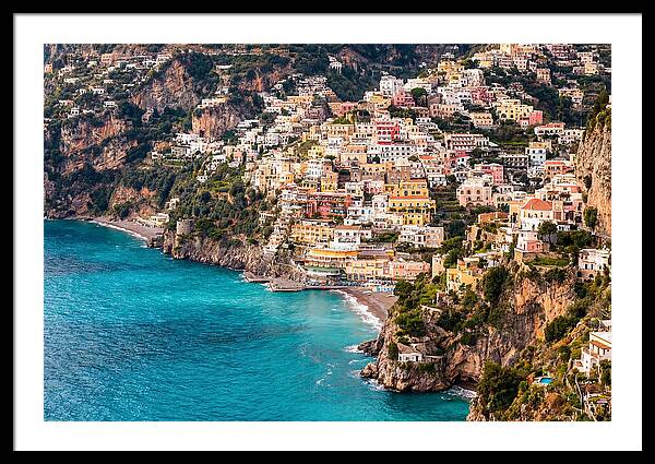 Cascading Colors Of Positano