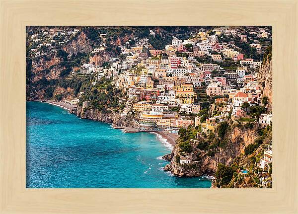 Cascading Colors Of Positano