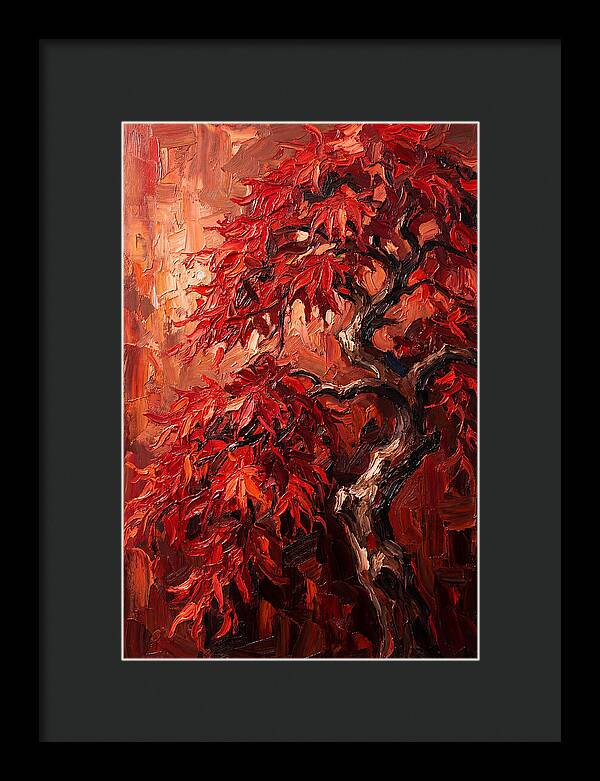 Cascading Red Japanese Maple
