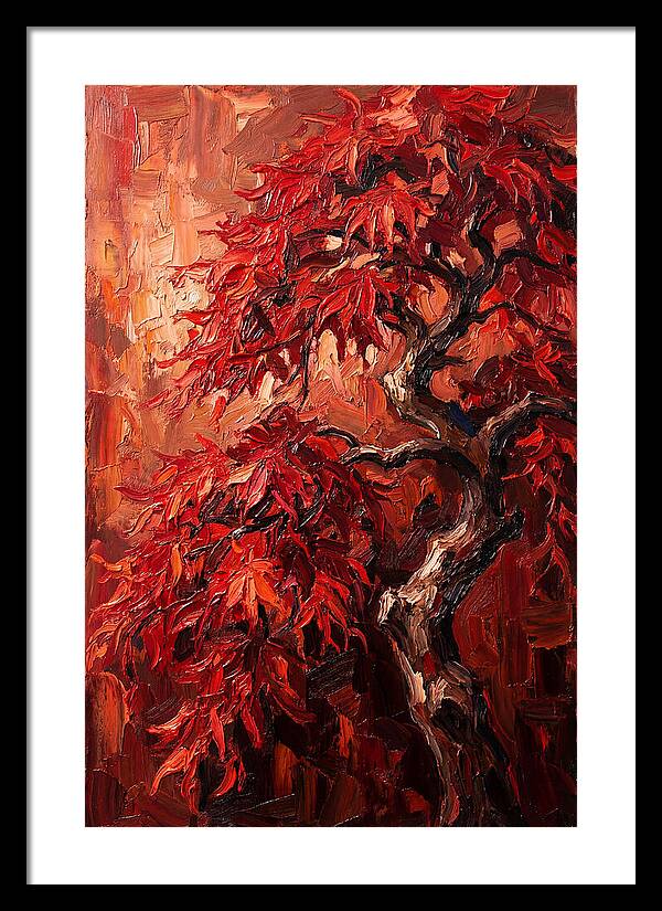 Cascading Red Japanese Maple