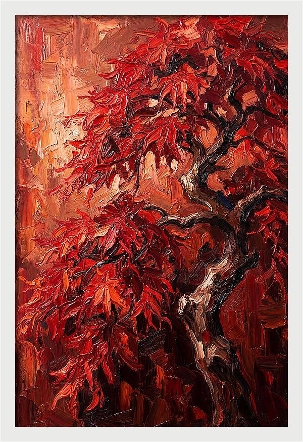 Cascading Red Japanese Maple