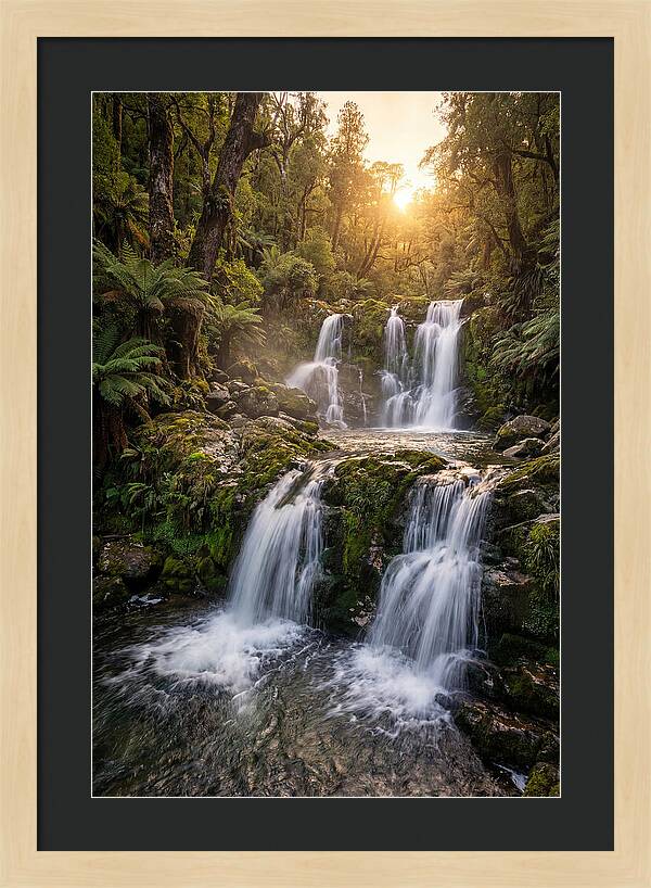 Cascading Serenity At Cataract Falls