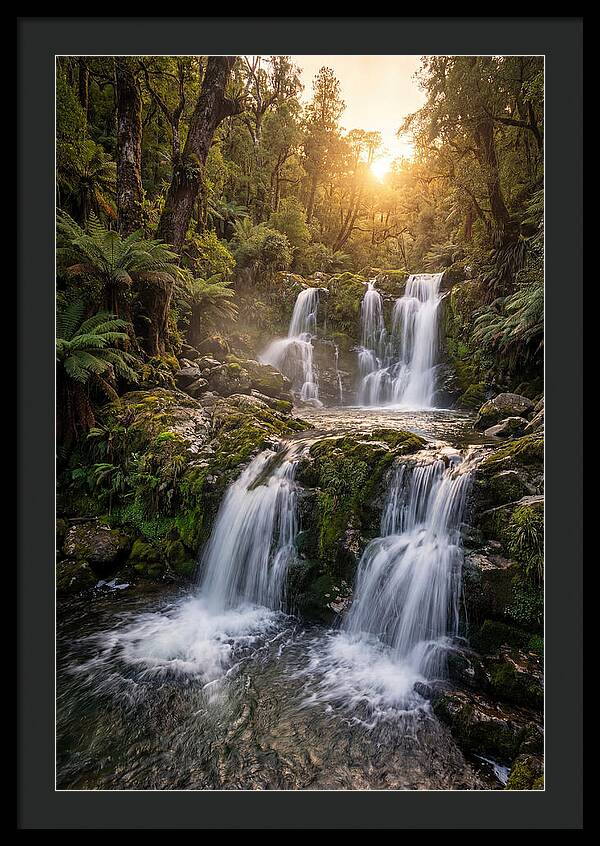 Cascading Serenity At Cataract Falls