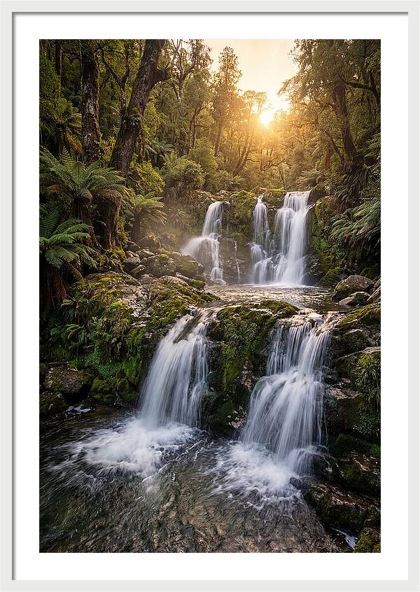 Cascading Serenity At Cataract Falls