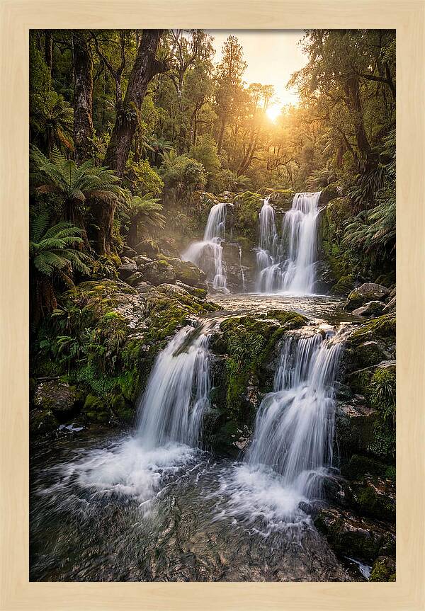 Cascading Serenity At Cataract Falls