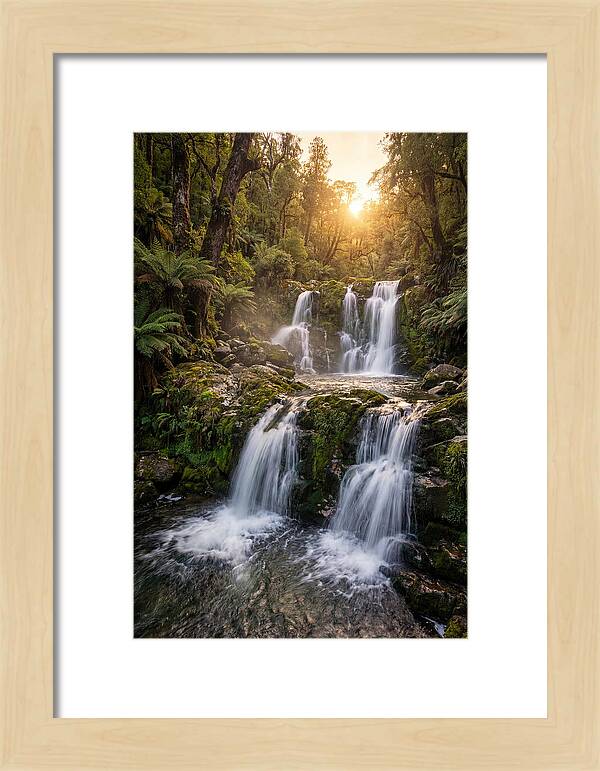 Cascading Serenity At Cataract Falls