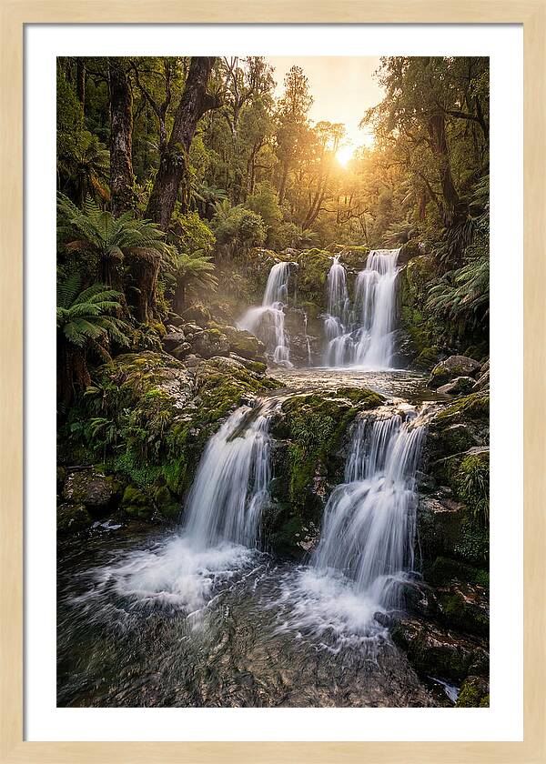 Cascading Serenity At Cataract Falls
