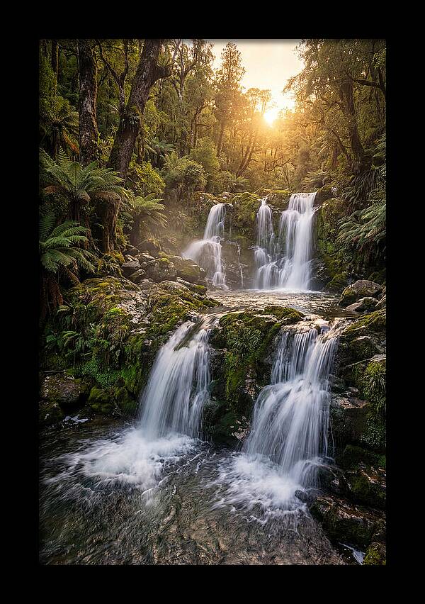 Cascading Serenity At Cataract Falls