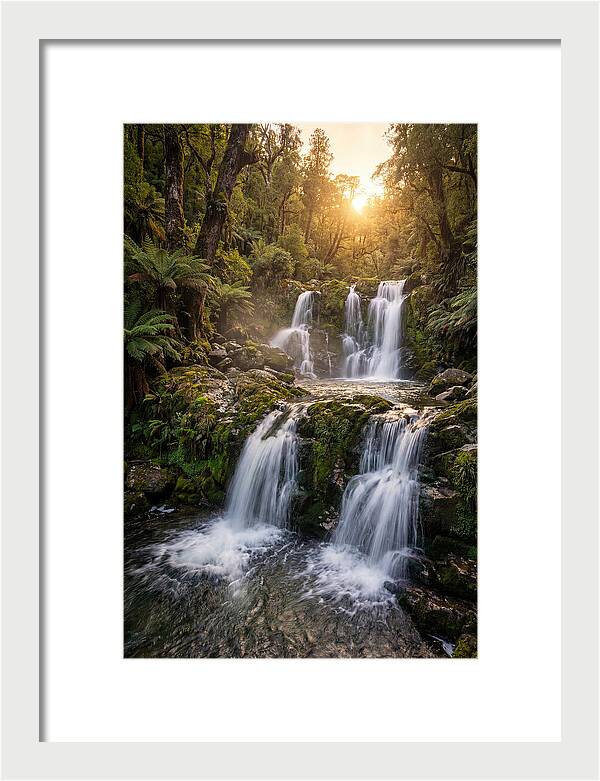 Cascading Serenity At Cataract Falls