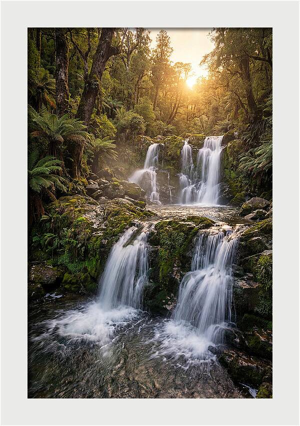 Cascading Serenity At Cataract Falls
