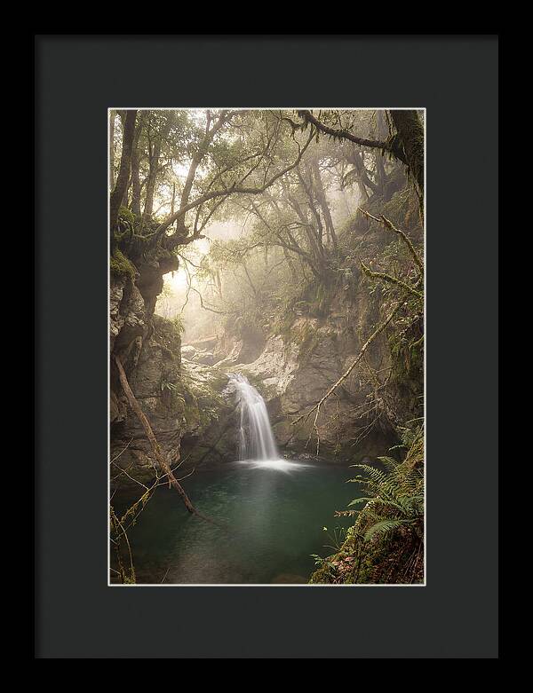 Cascading Waterfall Into Emerald Pool
