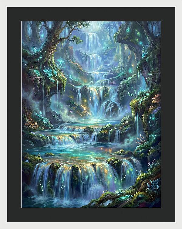 Cascading Waterfall Serenity
