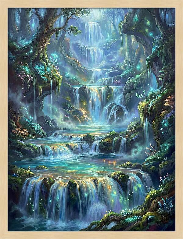 Cascading Waterfall Serenity