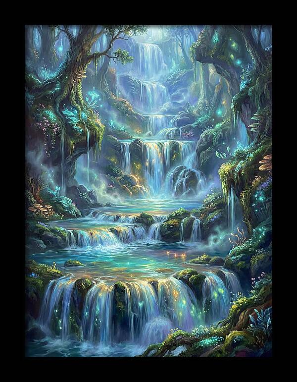 Cascading Waterfall Serenity