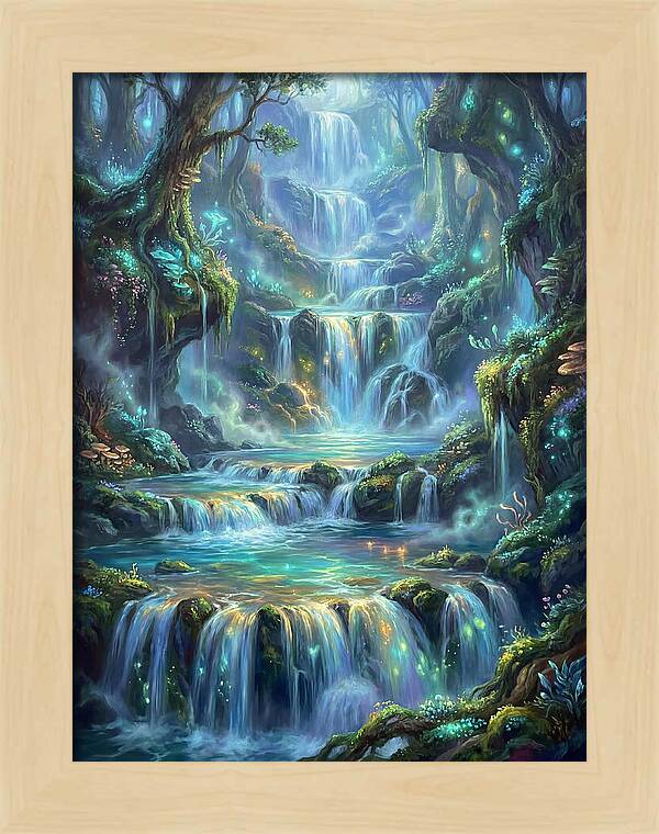 Cascading Waterfall Serenity