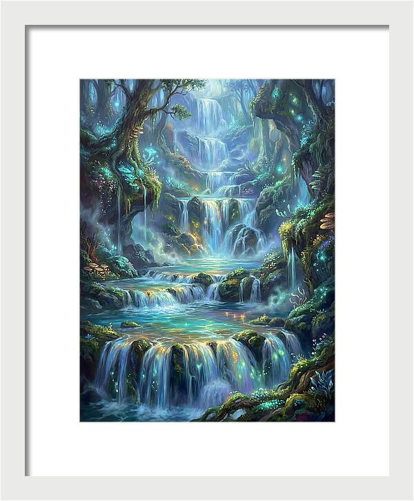 Cascading Waterfall Serenity