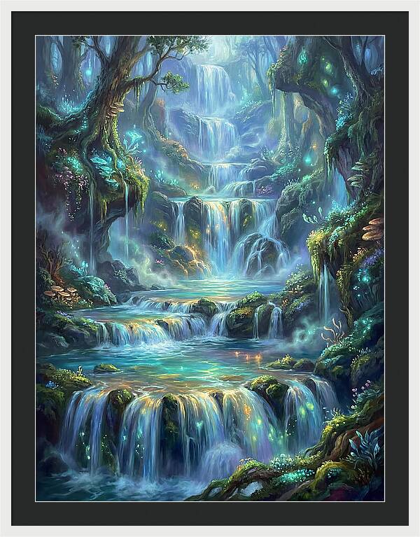 Cascading Waterfall Serenity