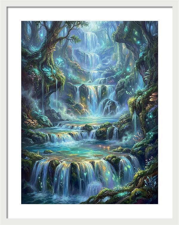 Cascading Waterfall Serenity