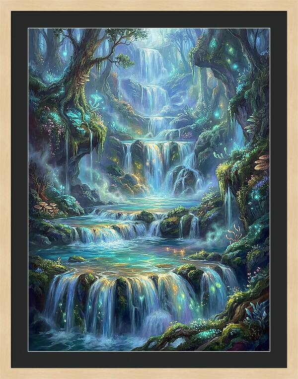Cascading Waterfall Serenity
