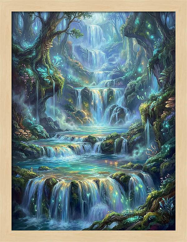Cascading Waterfall Serenity